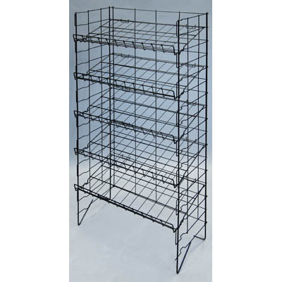 Five Tier Adjustable Chip Rack Black 21-079